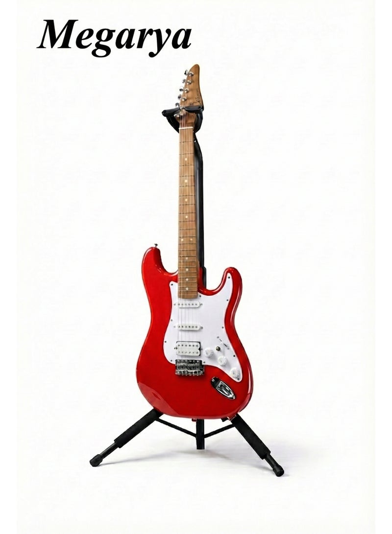 Pacifica Electric Guitar 40 Inch Full Size – Red | Solid Body Electric Guitar | Smooth Maple Neck | Steel Strings | Beginner to Professional